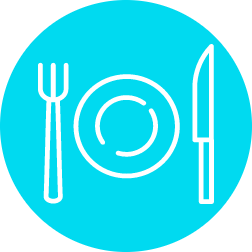 Restaurants and Merchants Icon